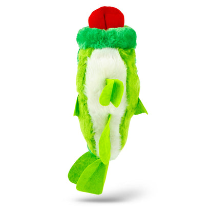 Jeffers Pet Big Mouth Bass Dog Toy, 9" – Plush Fish Toy for Dogs, Chew, Fetch, Toss, Snuggle, Interactive Play, Funny Holiday Gift, Stocking Stuffer, Squeaky, Cute, Soft, Durable, Indoor, Outdoor