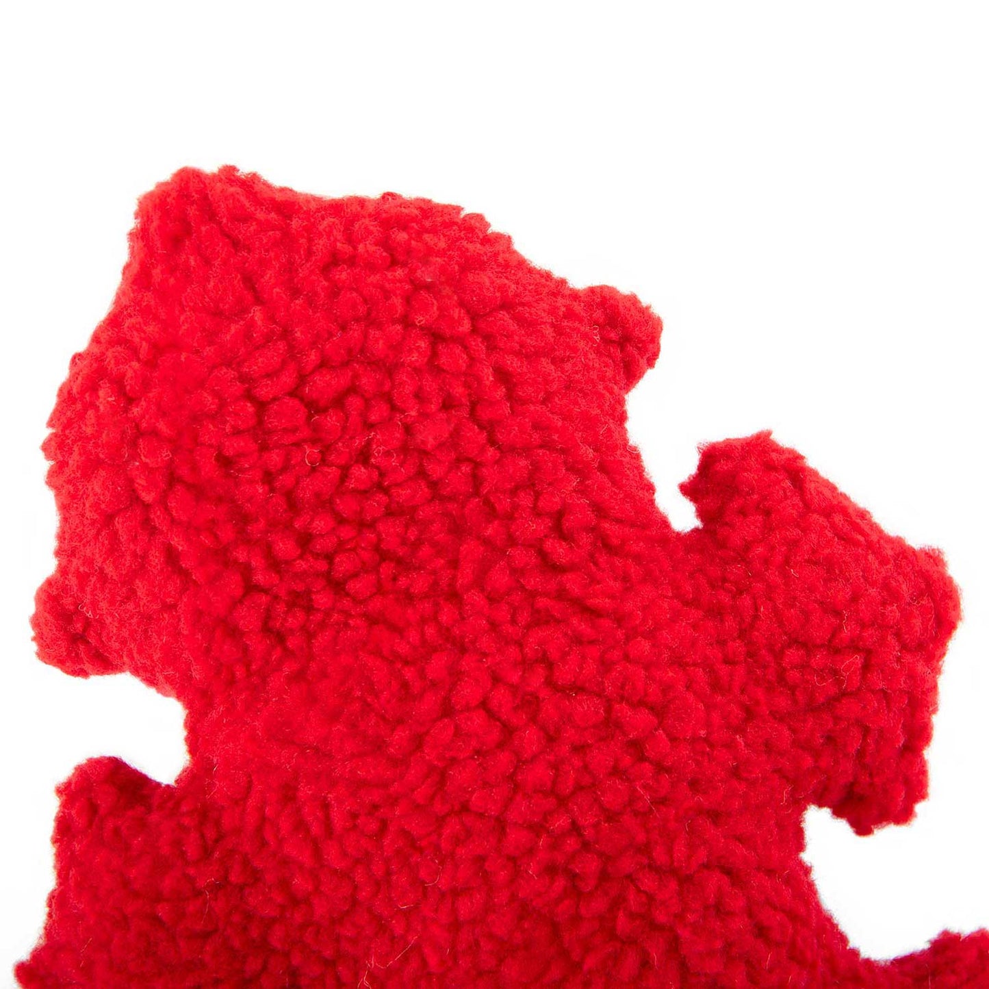 jeffers pet fire hydrant plush dog toy, 8” - soft fuzzy squeaker toy for interactive play, lightweight plush for small & medium dogs, cute holiday christmas gift, durable red fabric for indoor play