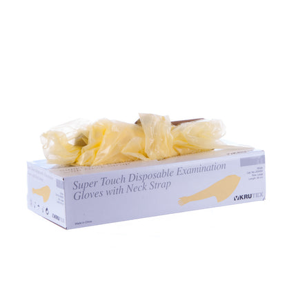 Examination Gloves with Neck Strap- Large