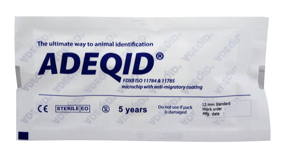 bartmed medical technologies ad12 adeqid animal microchip, standard