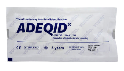 BartMed Medical Technologies AD12 ADEQID Animal Microchip, Standard