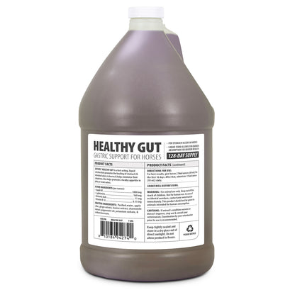 Jeffers Equine Healthy Gut Gastric Support – Liquid Digestive Supplement for Horses Prone to Ulcers – Easy to Feed Formula, Supports Gut Comfort & Digestive Balance – 1 Gallon (128 Day Supply)