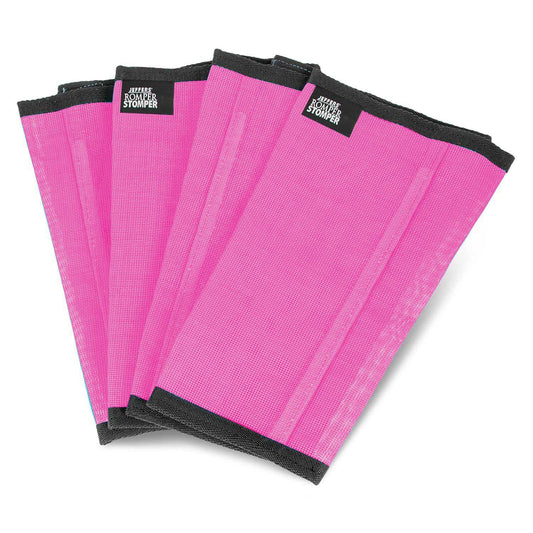 Jeffers Equine Romper Stomper Fly Boots for Horses, Pink, Medium, Breathable Mesh Horse Leg Protection Leggings, Adjustable, Chemical Free, Easy Clean, Reduce Stomping, Equine Accessories - 4 Pack