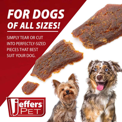 Jeffers Chicken Jerky Dog Treats, 24 oz Bag – Healthy Natural Chicken Breast Tender, Grain Free Soft Chewy Pet Snacks, High Protein Training Rewards for Puppies & Adult Dogs, Made in USA - 1 Pack