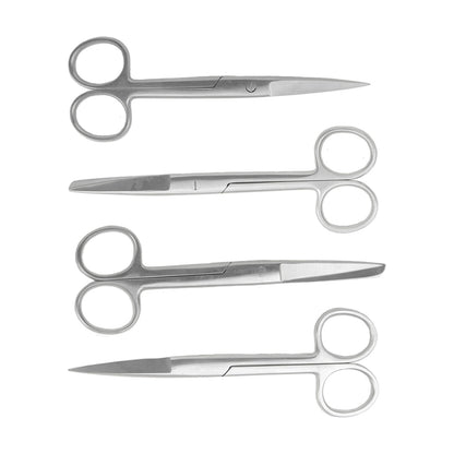 Jeffers Autoclavable Veterinary Surgical Scissors 6 Inch - Stainless Steel Sharp Straight Blades Sharp Tips Surgical Shears Medical Veterinary Grooming Animal Care Autoclavable Instruments