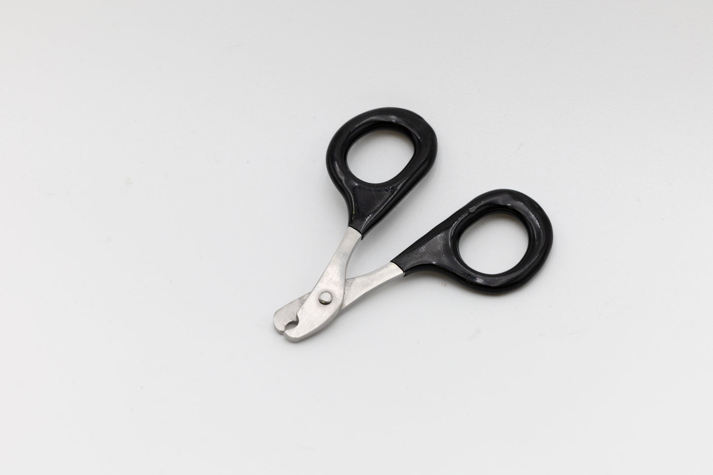 jeffers stainless steel cat claw clippers scissors - small pet nail trimmer with sharp precision blades, pvc non slip ergonomic handle, compact home grooming cutter for cats, kittens, birds
