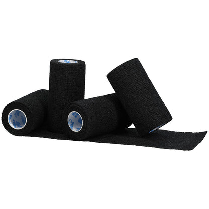 4-Pack Tough Flex Bandages, Black