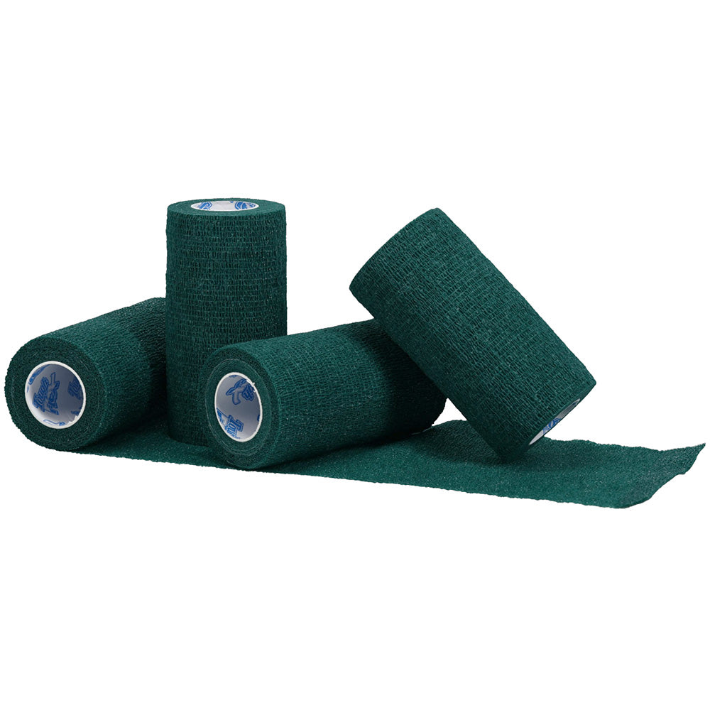 4-pack tough flex bandages, green