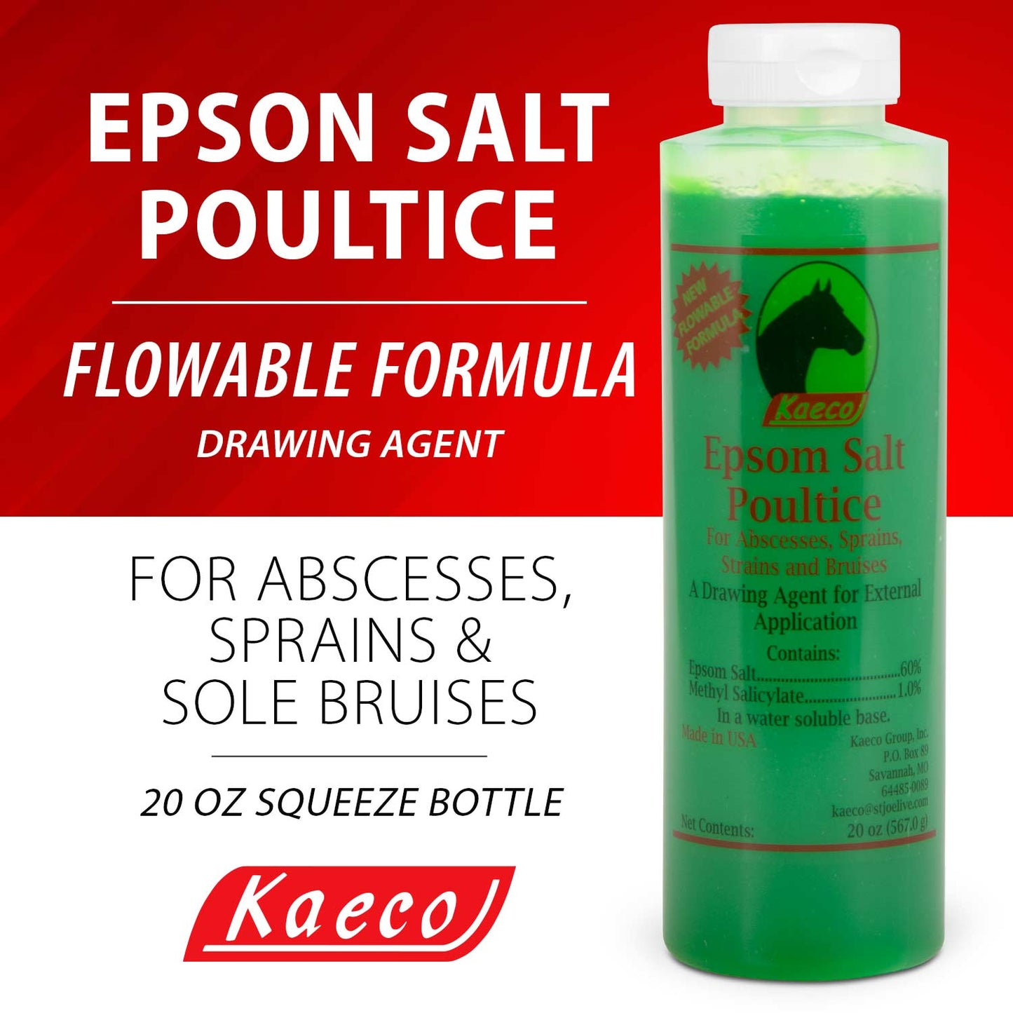 epsom salt poultice, 20 oz gel