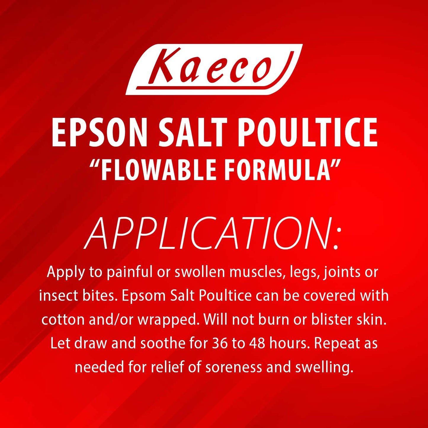 epsom salt poultice, 20 oz gel