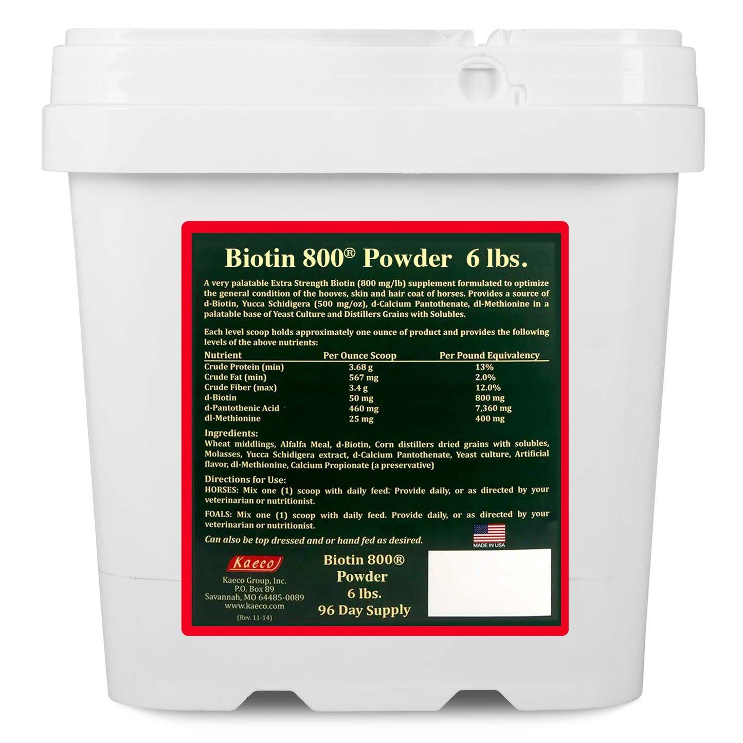 biotin 800 powder 6 lb