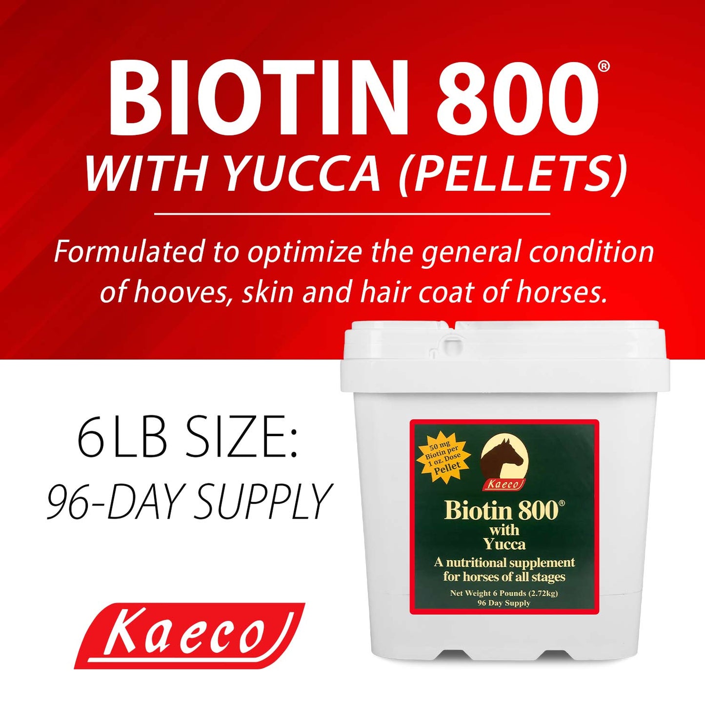 biotin 800 pellets, 6 lb