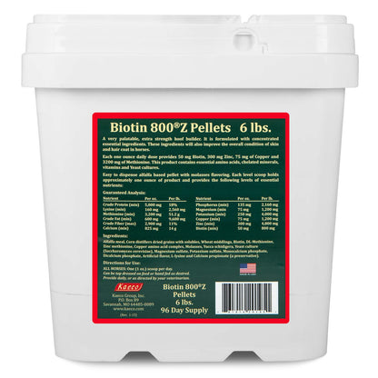 Biotin 800 Z Pellets  6 lb
