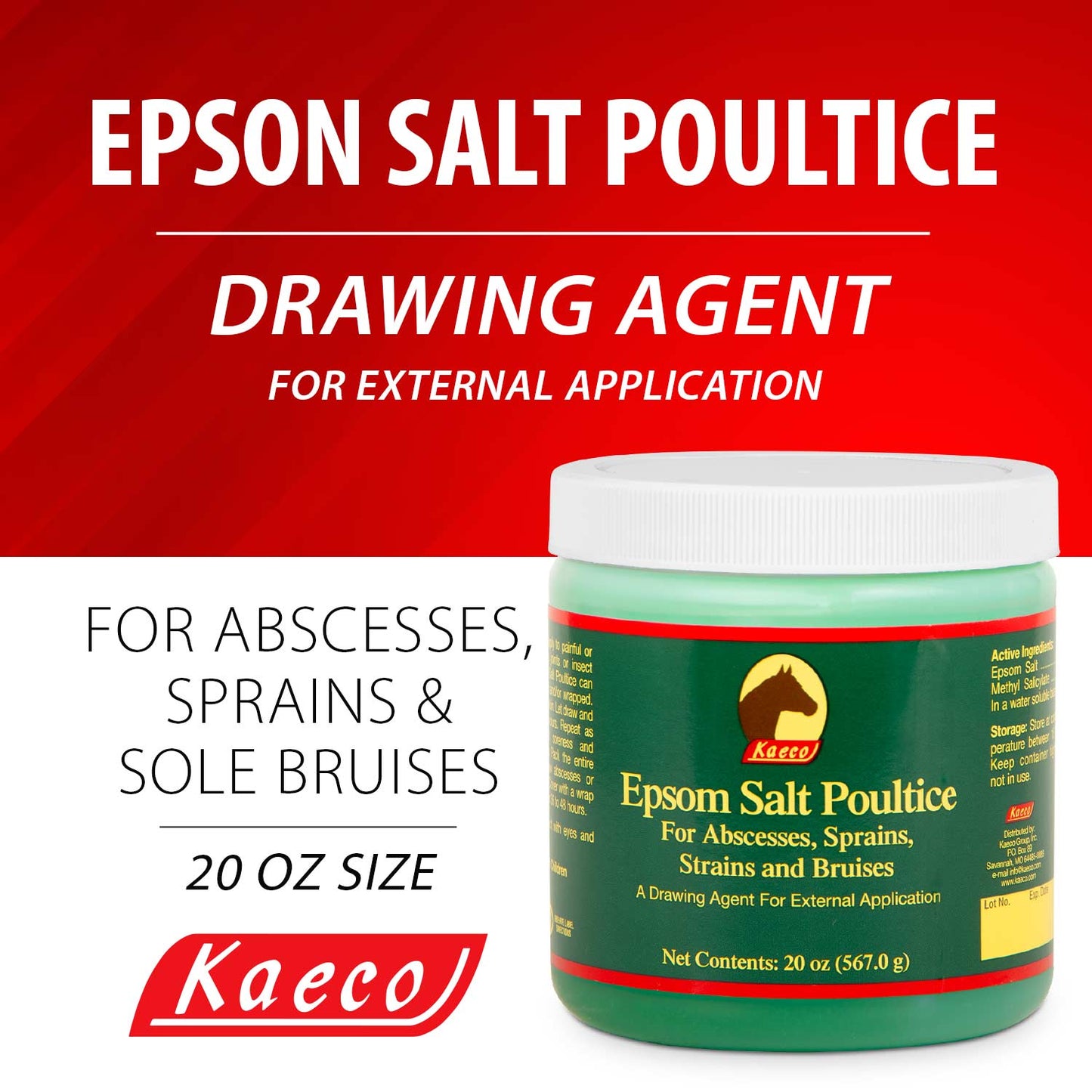 kaeco epsom salt poultice, 20 oz
