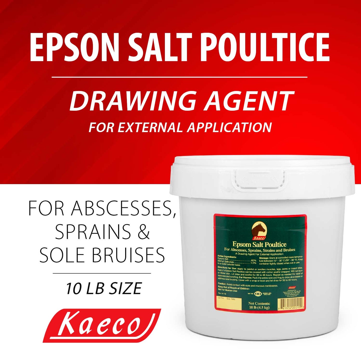 epsom salt poultice, 10 lb