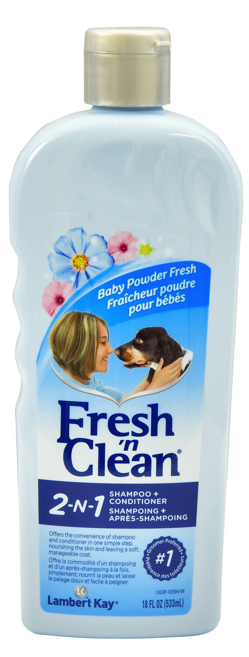 f-n-c baby powder shampoo for dogs 18oz