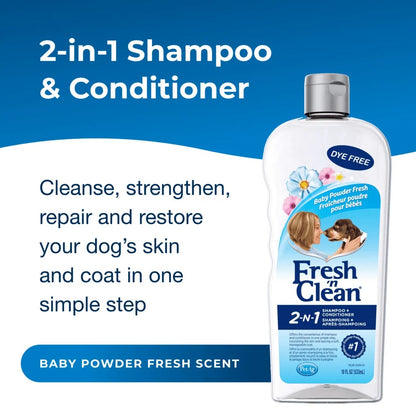 F-N-C Baby Powder Shampoo for Dogs 18oz
