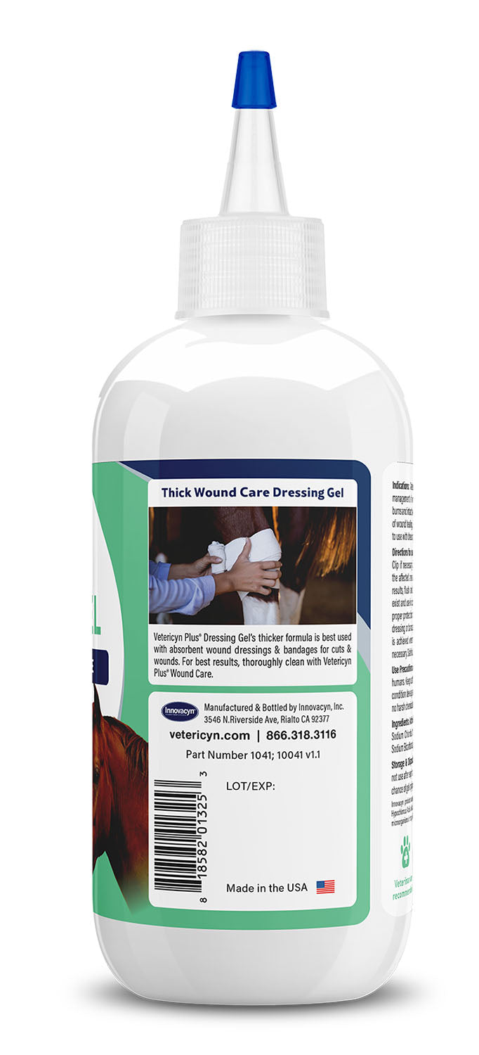 vetericyn plus antimicrobial dressing gel, 8 oz