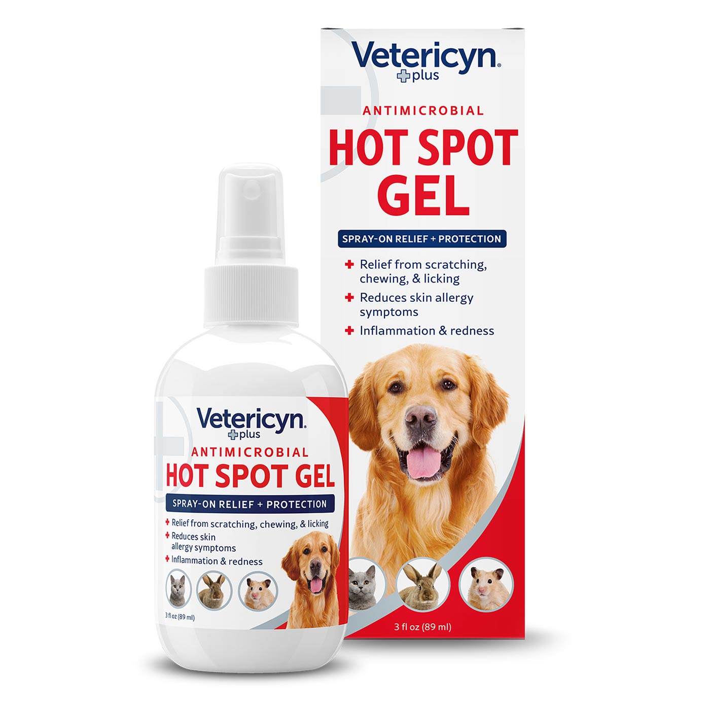vetericyn plus antimicrobial hot spot gel, 3 oz