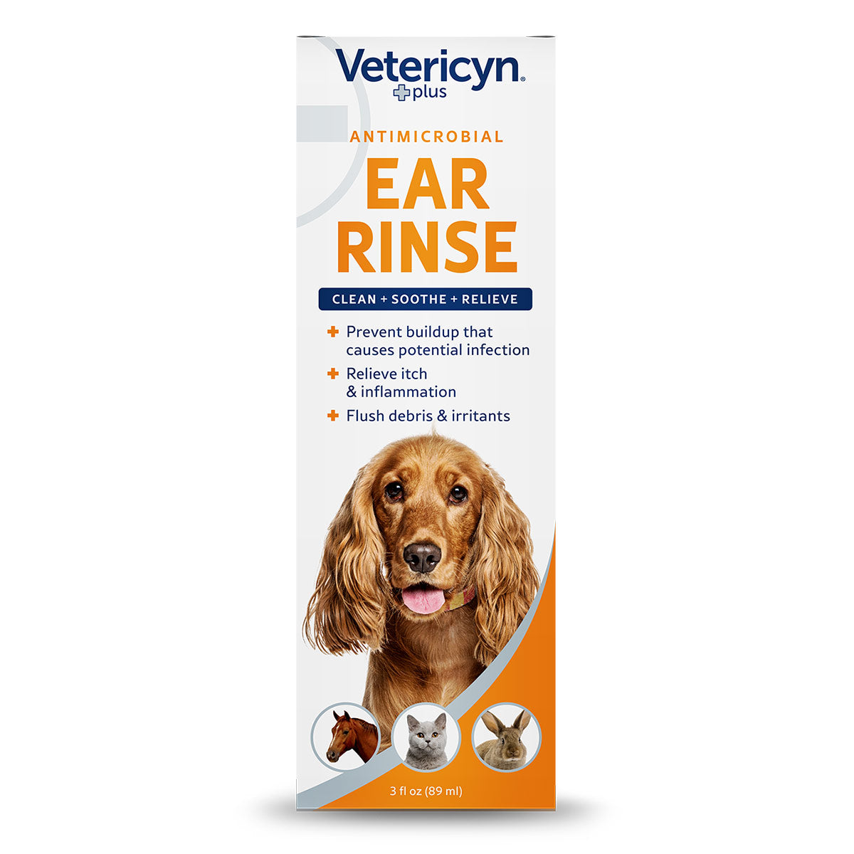 vetericyn plus ear rinse, 3 oz