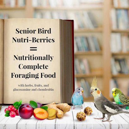 Lafeber Senior Bird Nutri-Berries for Parakeet & Cockatiel, 10 oz bag