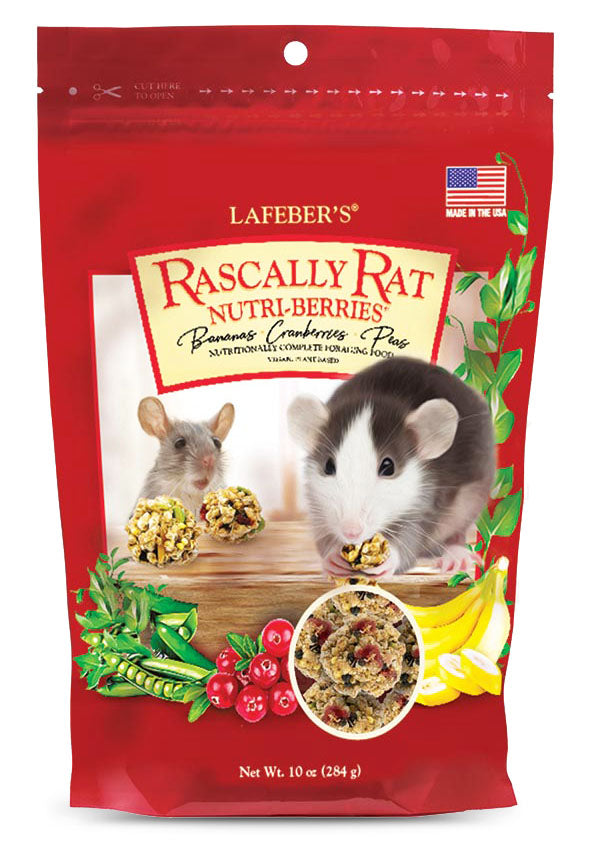 lafeber rascally rat nutri-berries, 10 oz bag