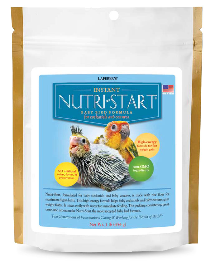 labefer instant nutri-start baby bird food, 1lb