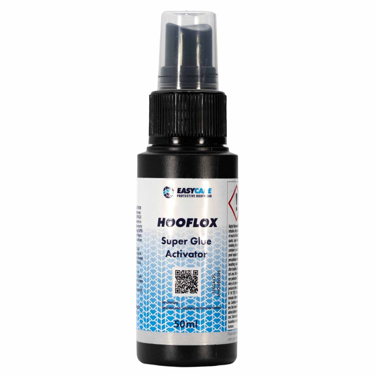 hooflox super glue activator pump spray bottle, 50ml