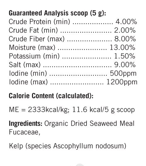 lots of love sea kelp granular 16 oz