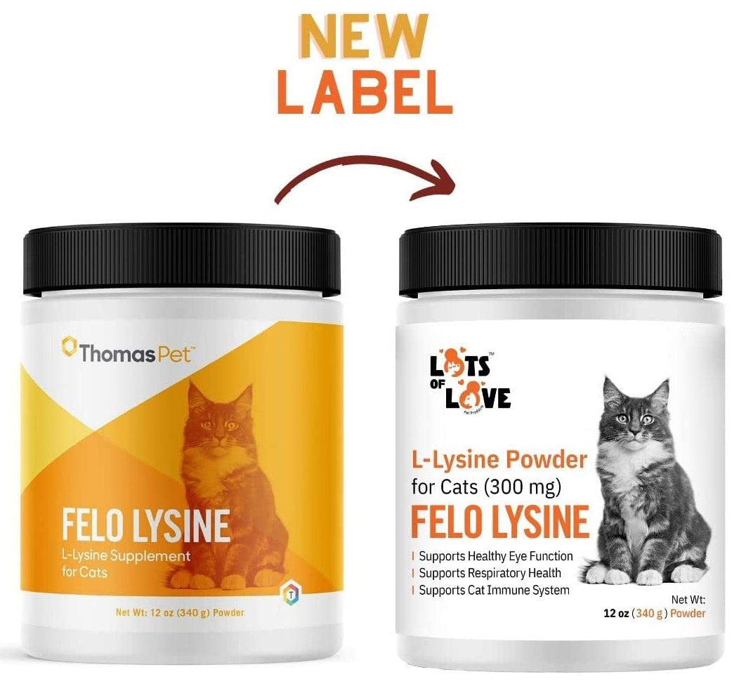lots of love fel o lysine powder 12 oz