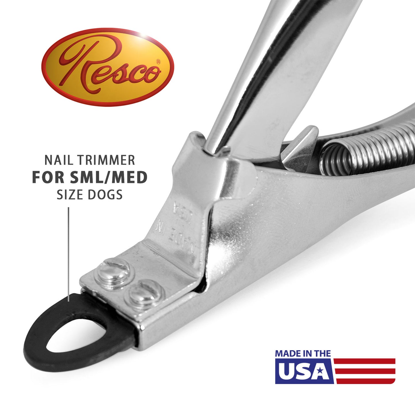 pet nail trimmers with high carbon steel blade - sml/med