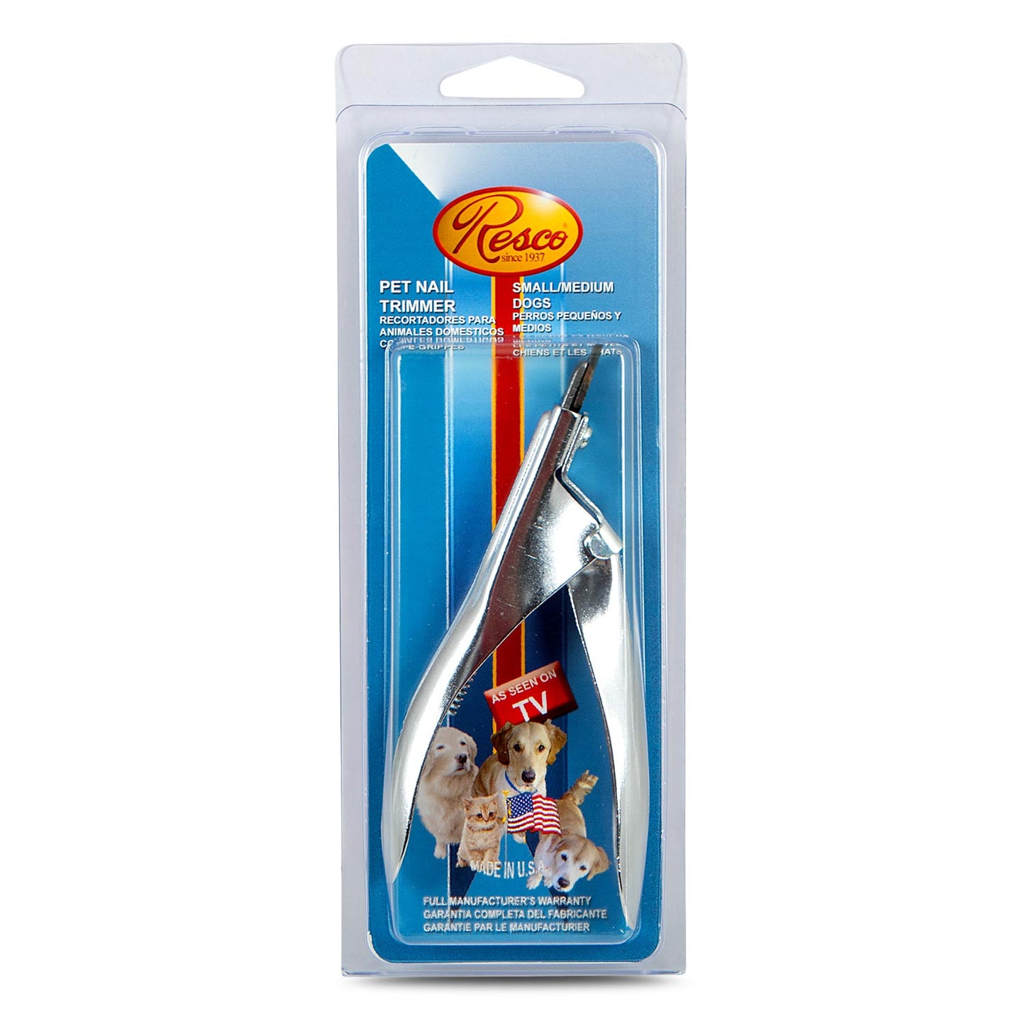 pet nail trimmers with high carbon steel blade - sml/med