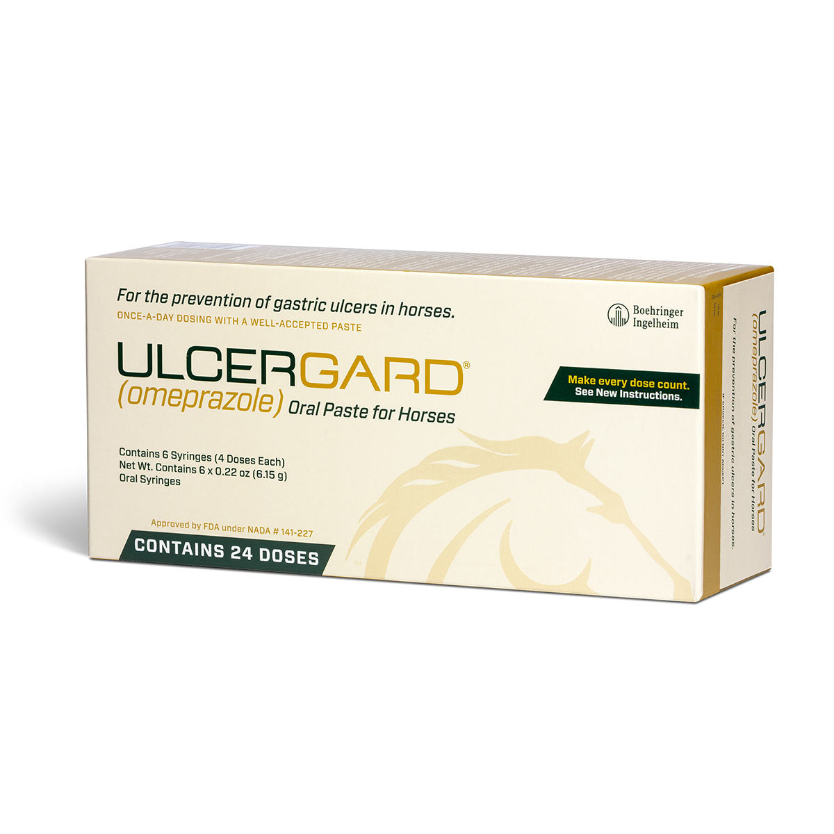 ulcergard oral paste for horses - 6.15 gram tube - 6 pack