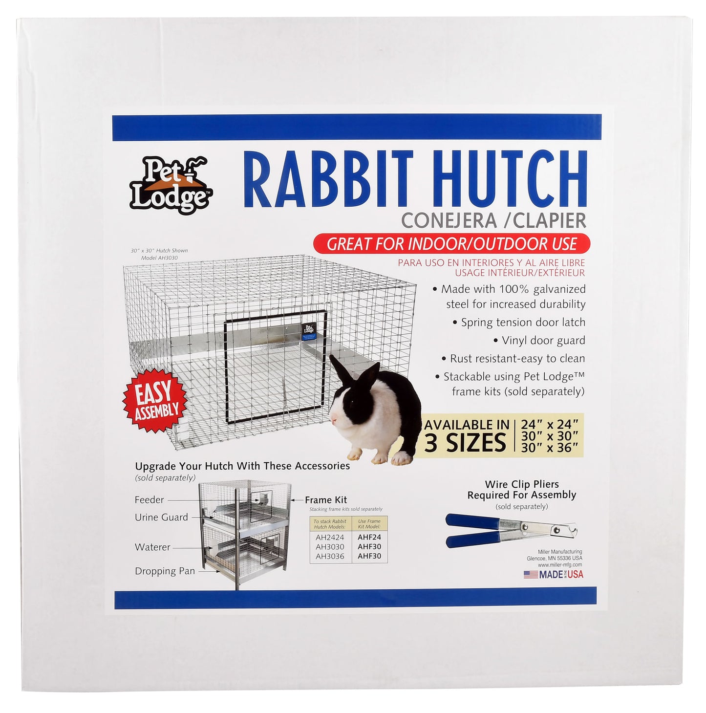 rabbit hutch, 30" x 30"