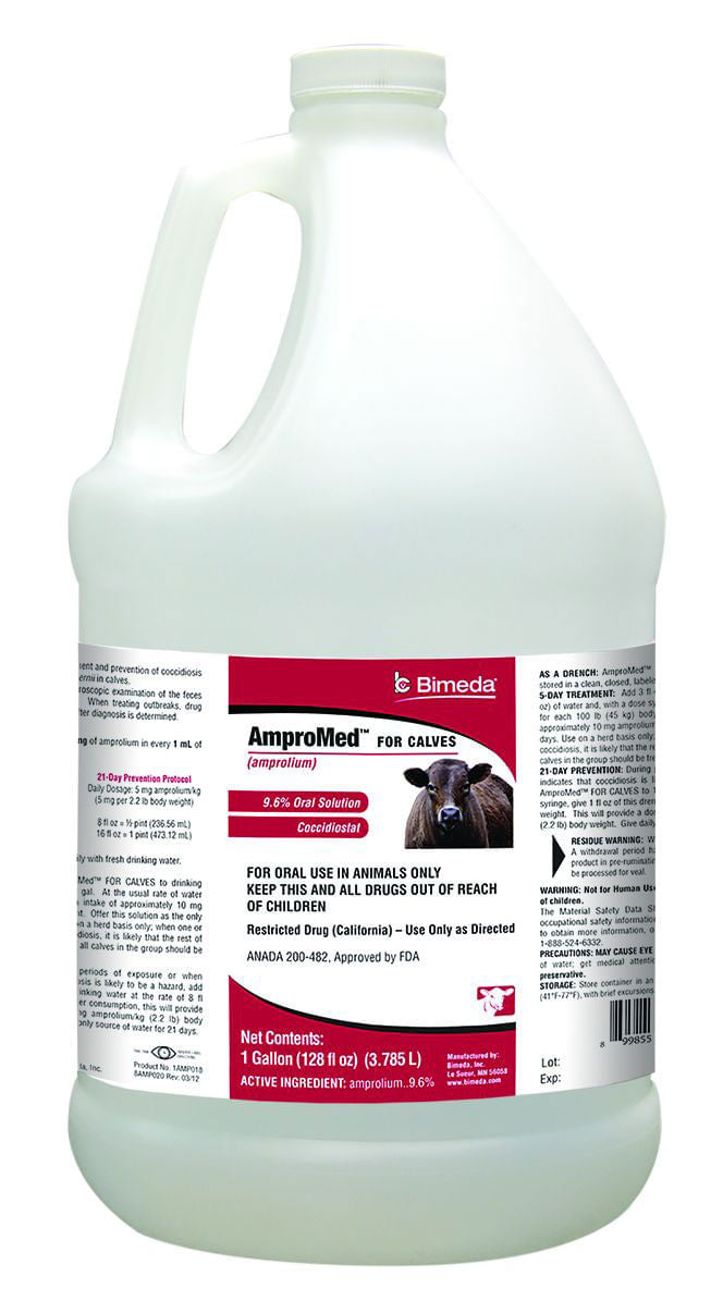ampromed oral solution for calves, gallon