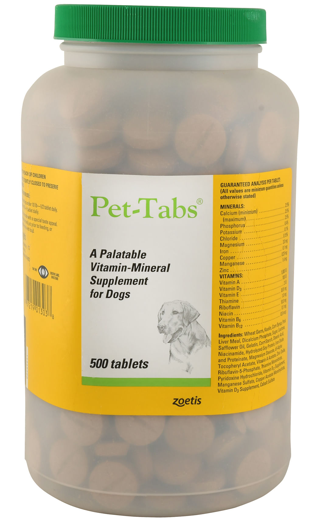 pet tabs, 500 count