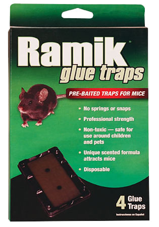 4-pk ramik mouse glue traps