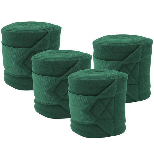Horse Sense Polo Wraps, 4 Pack, Hunter Green