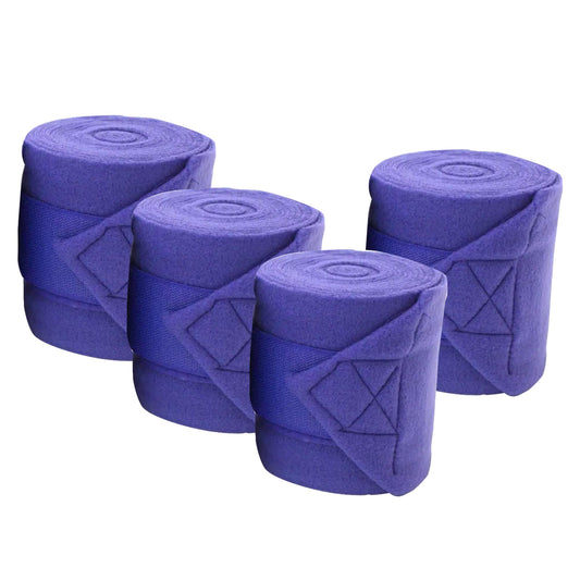 Horse Sense Polo Wraps, 4 Pack, Purple