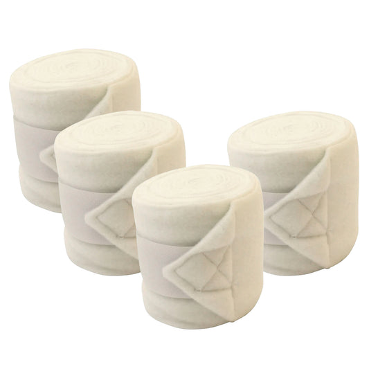 Horse Sense Polo Wraps, 4 Pack, White