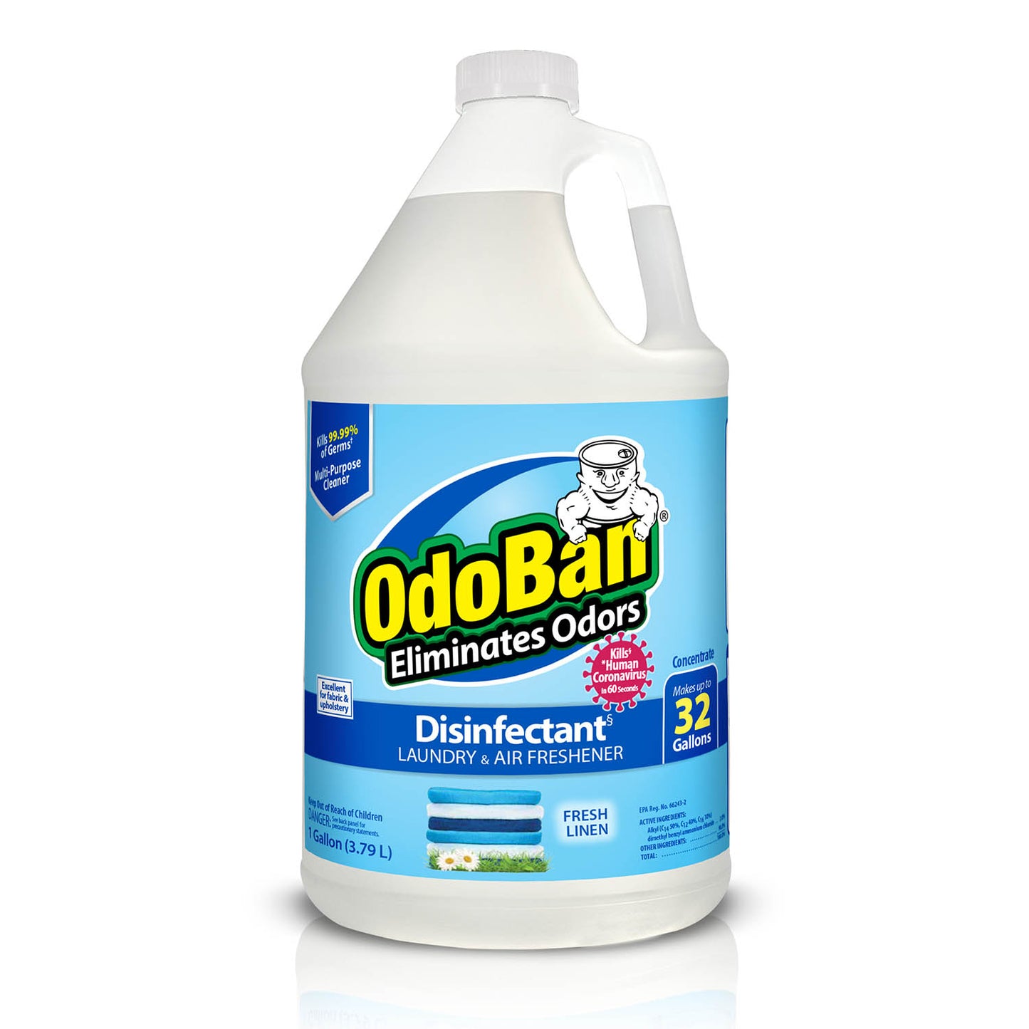 odoban disinfectant concentrate fresh linen 1 gallon