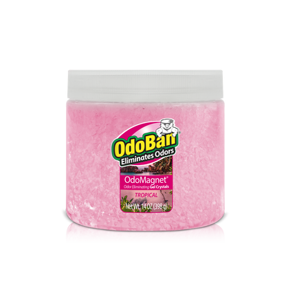 OdoBan OdoMagnet Odor Eliminator Tropical Gel Crystals 14oz