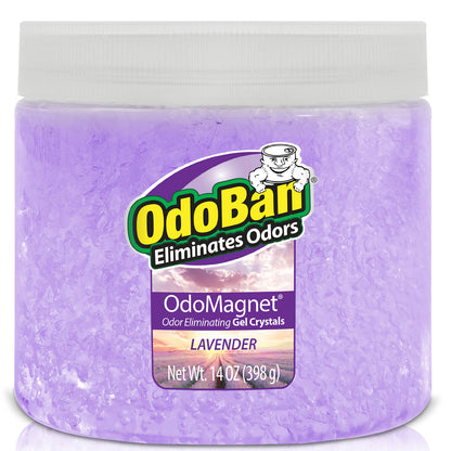 OdoBan OdoMagnet Odor Eliminator Lavender Gel Crystals 14oz