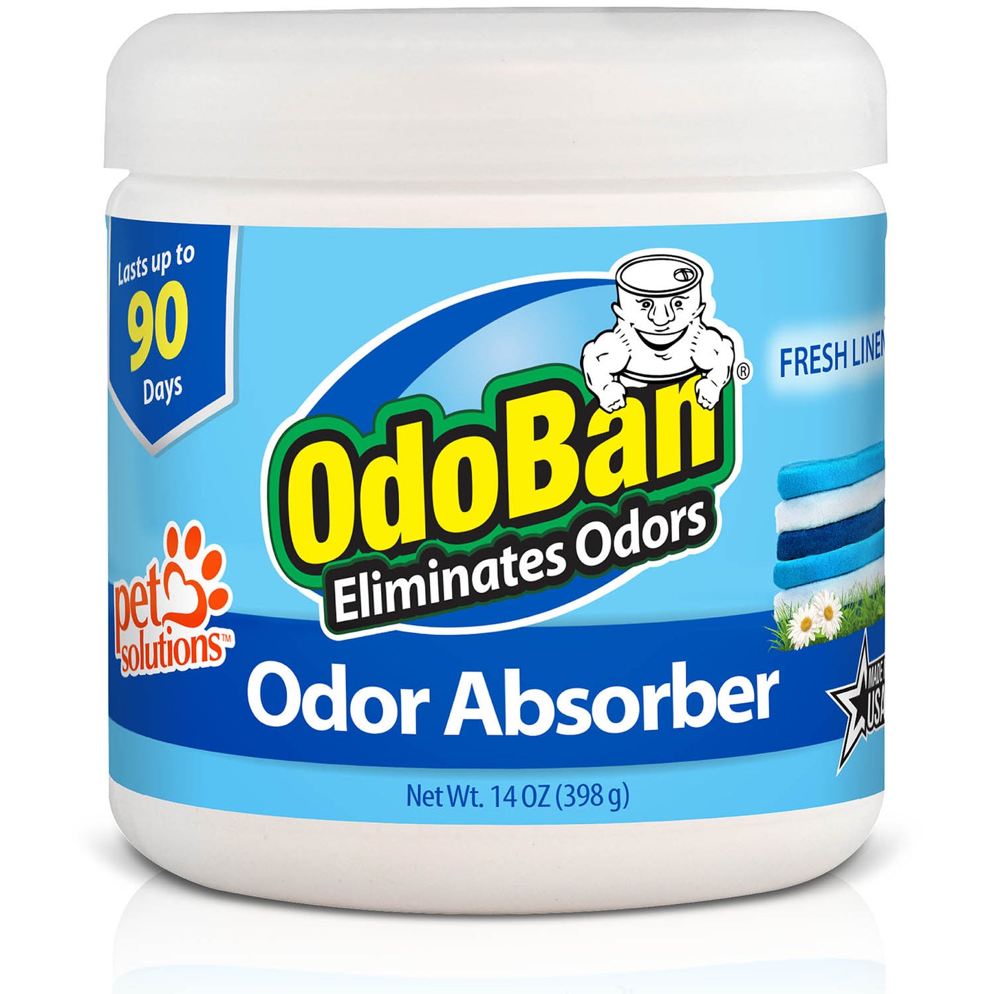 odoban solid odor absorber fresh linen 14oz