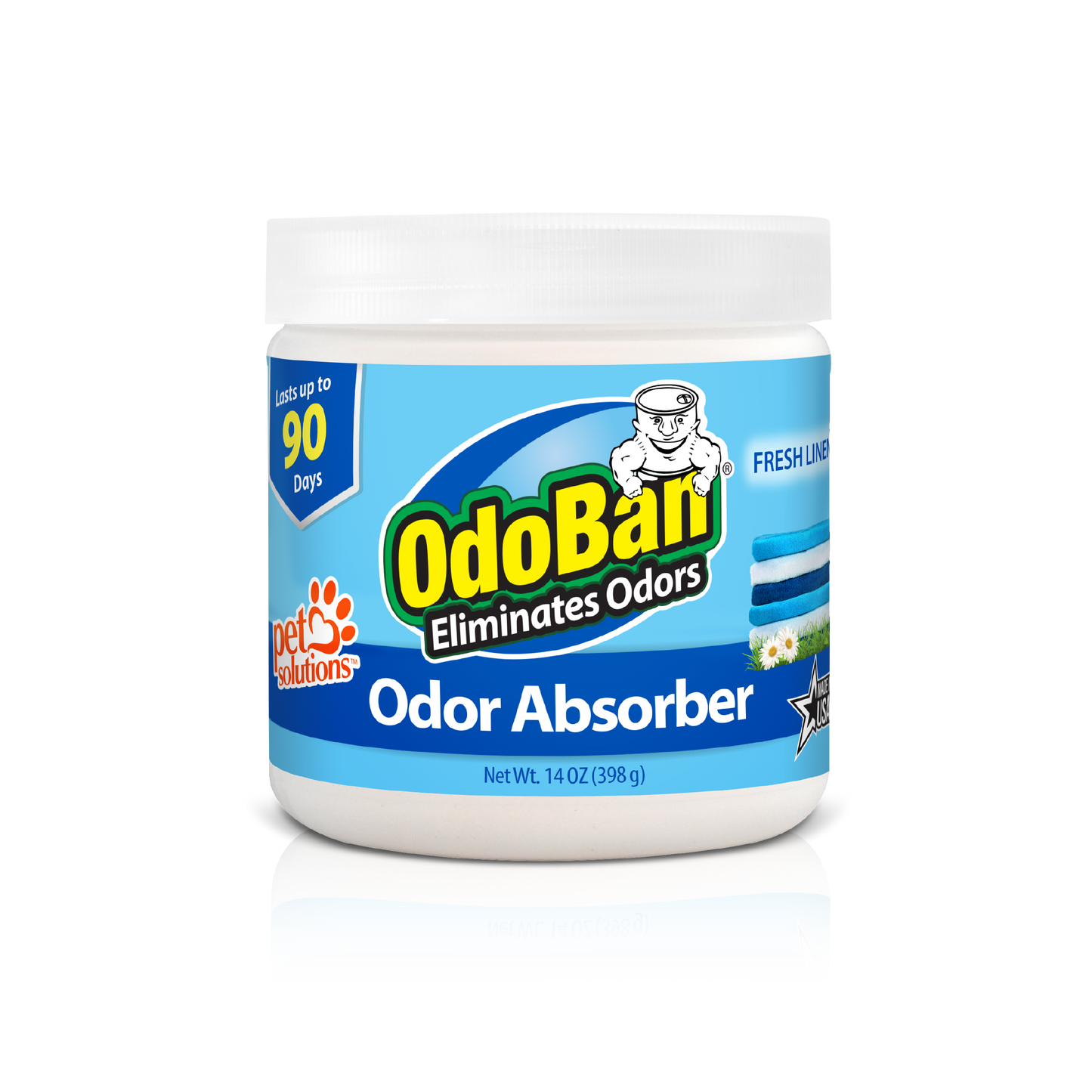 odoban solid odor absorber fresh linen 14oz