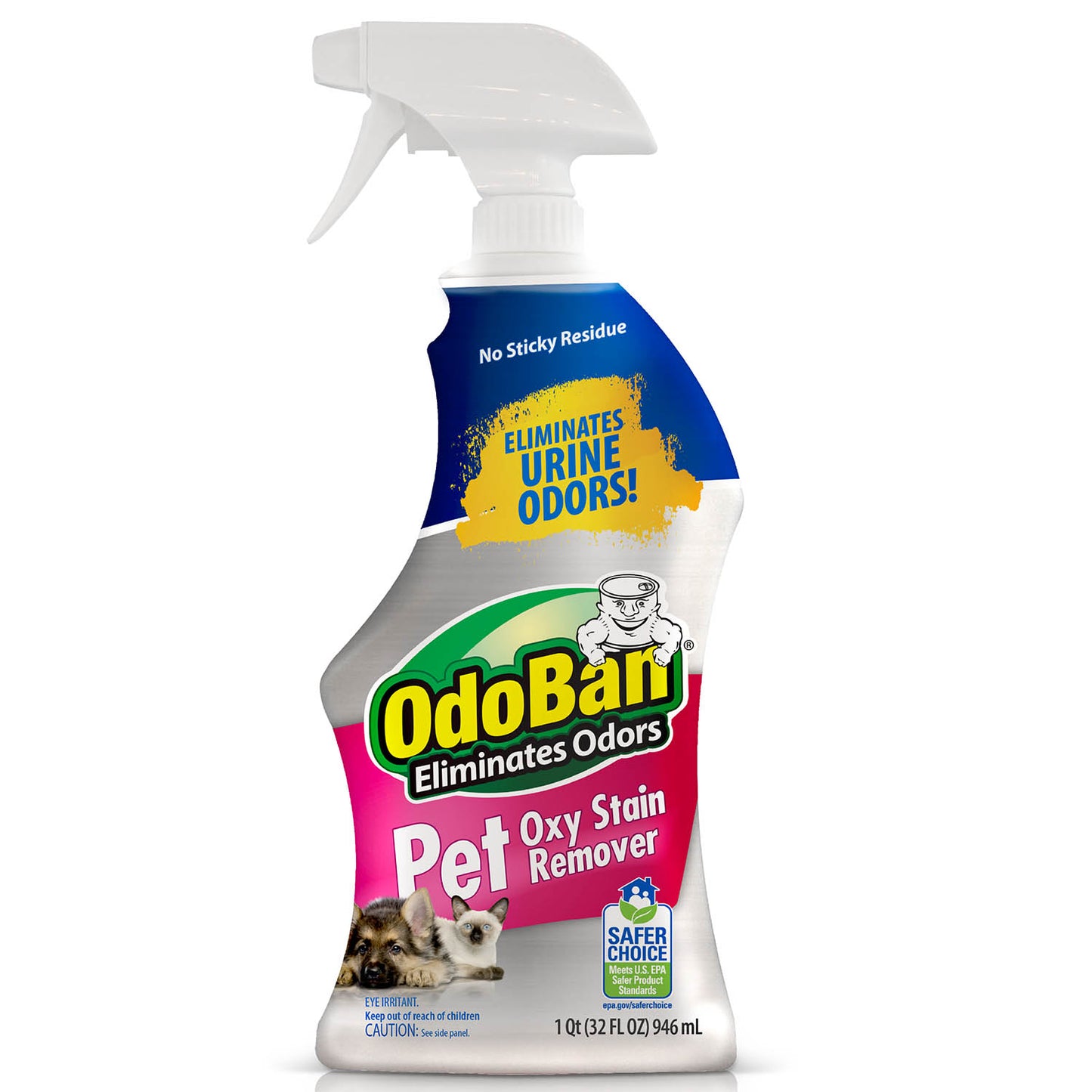 odoban pet oxy stain remover ready-to-use 32oz spray