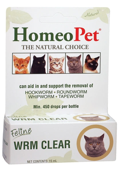 HomeoPet Wrm Clear Feline 15 ml