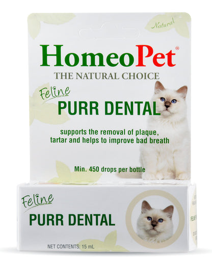 HomeoPet Feline PURR DENTAL, 15 mL