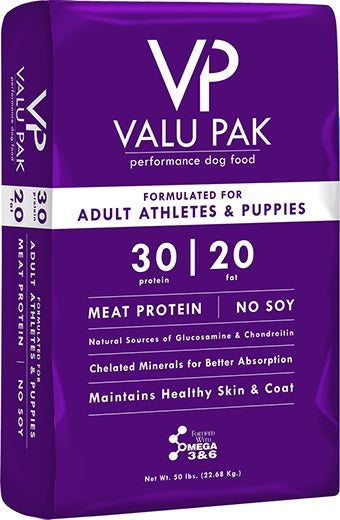 Valu-Pak 30-20 Dog Food (Purple Bag), 50 lb