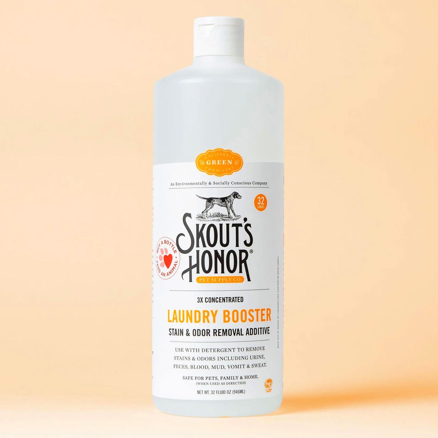 laundry booster stain & odor removal additive 32oz